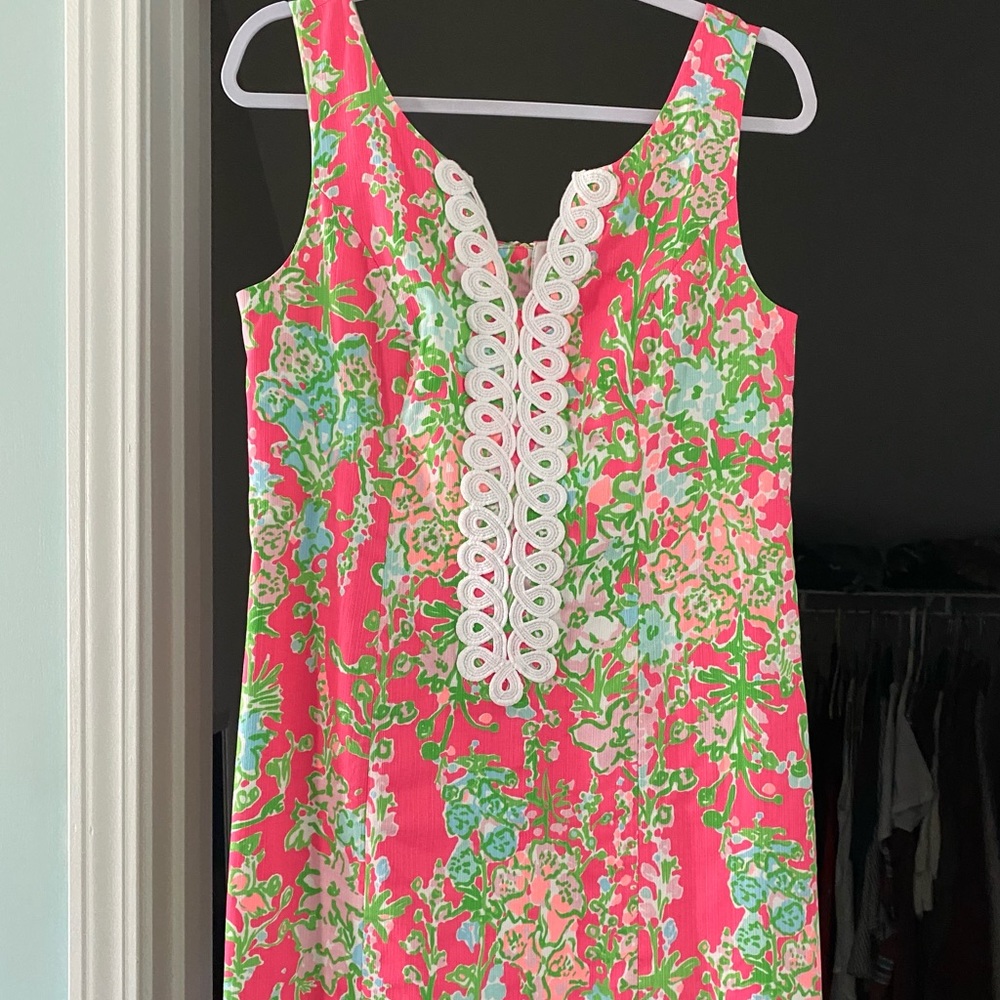 Lilly Pulitzer Cathy Shift Dress in Flamingo 6